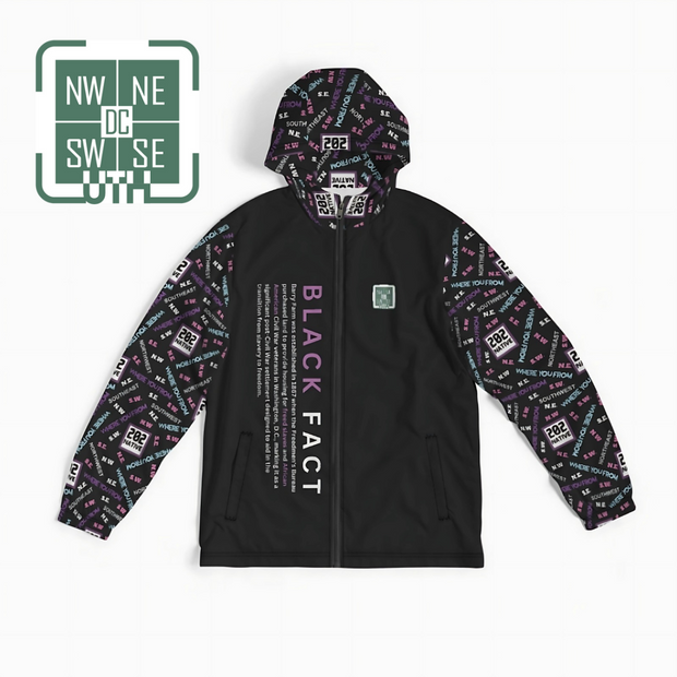 Black Fact Jacket (Purple)