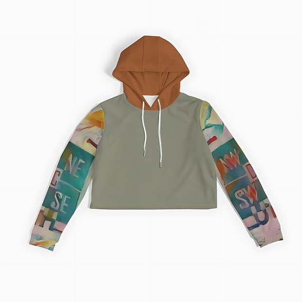 ŪTH Street Artwork - Women's Cropped Hoodie